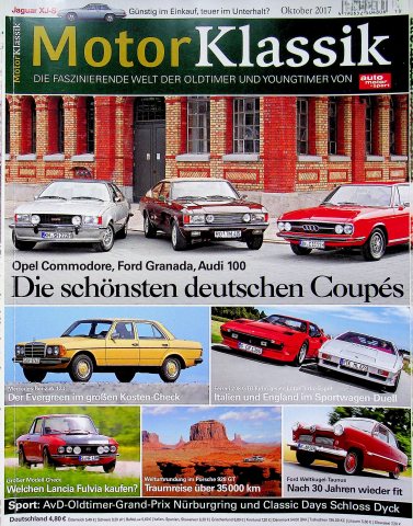 Deckblatt Motor Klassik (10/2017)